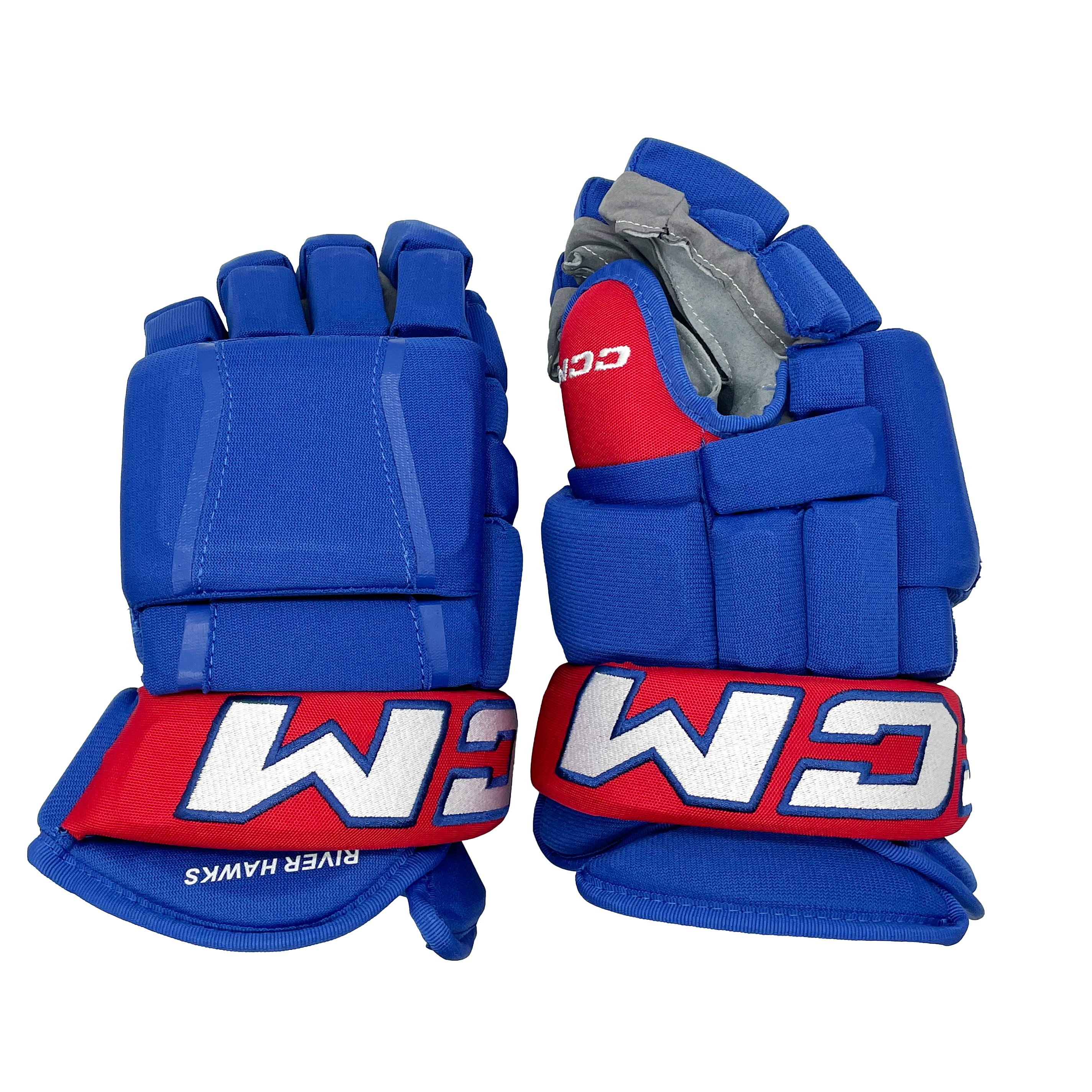 CCM HG97PP - Gant NCAA Pro Stock (bleu roi/rouge)